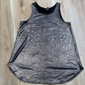Metallic Sleeveless Women's Top